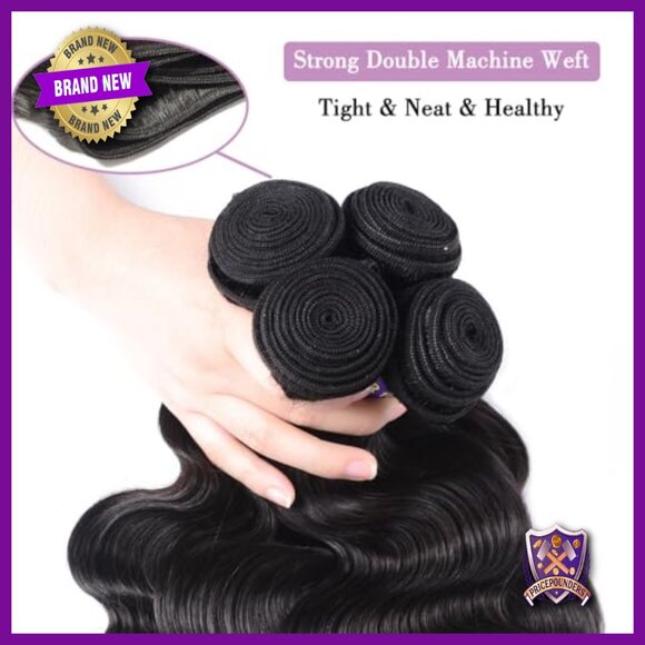 12A Brazilian Body Wave Hair Extensions 4 Bundles 400g Human Hair